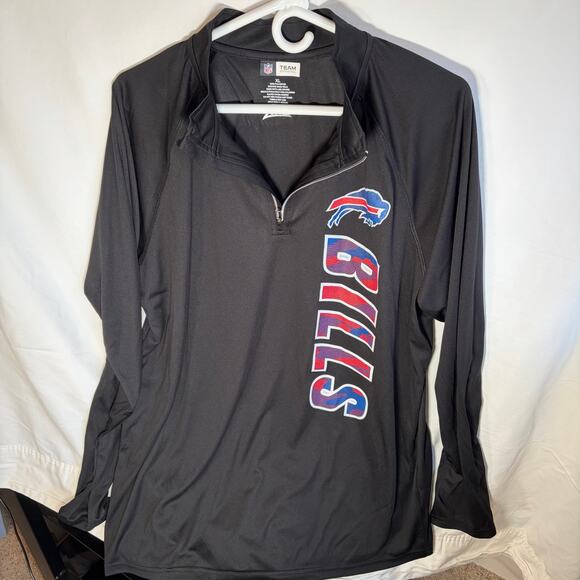 NFL Bills Zubaz quarter-zip long sleeve lightweight pullover. Size XL - Picture 3 of 6